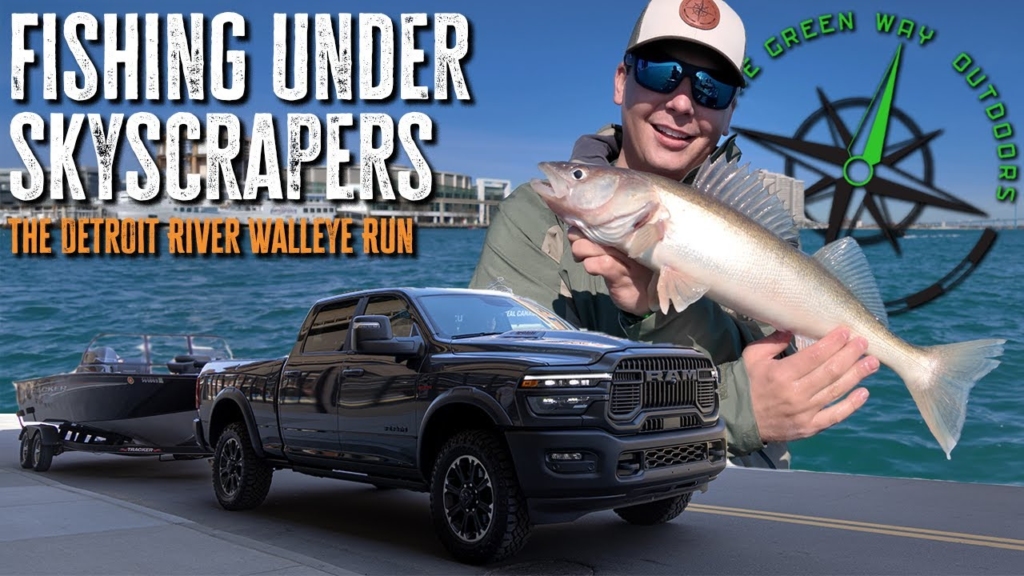 VLOG 30 - Exploring Detroit and Jigging Walleye