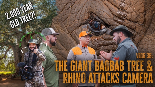 Vlog 36 – The Giant Baobab Tree & Rhino Attacks Camera