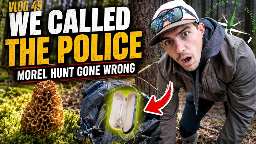 Vlog 49 - We Called The Police - A Trespasser and A Morel Hunt Gone Wrong - The Green Way Outdoors Vlog